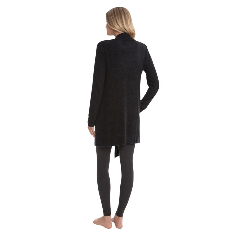 Barefoot Dream Cozychic lite island wrap cardigan SZ S/M black sweater - Picture 2 of 10
